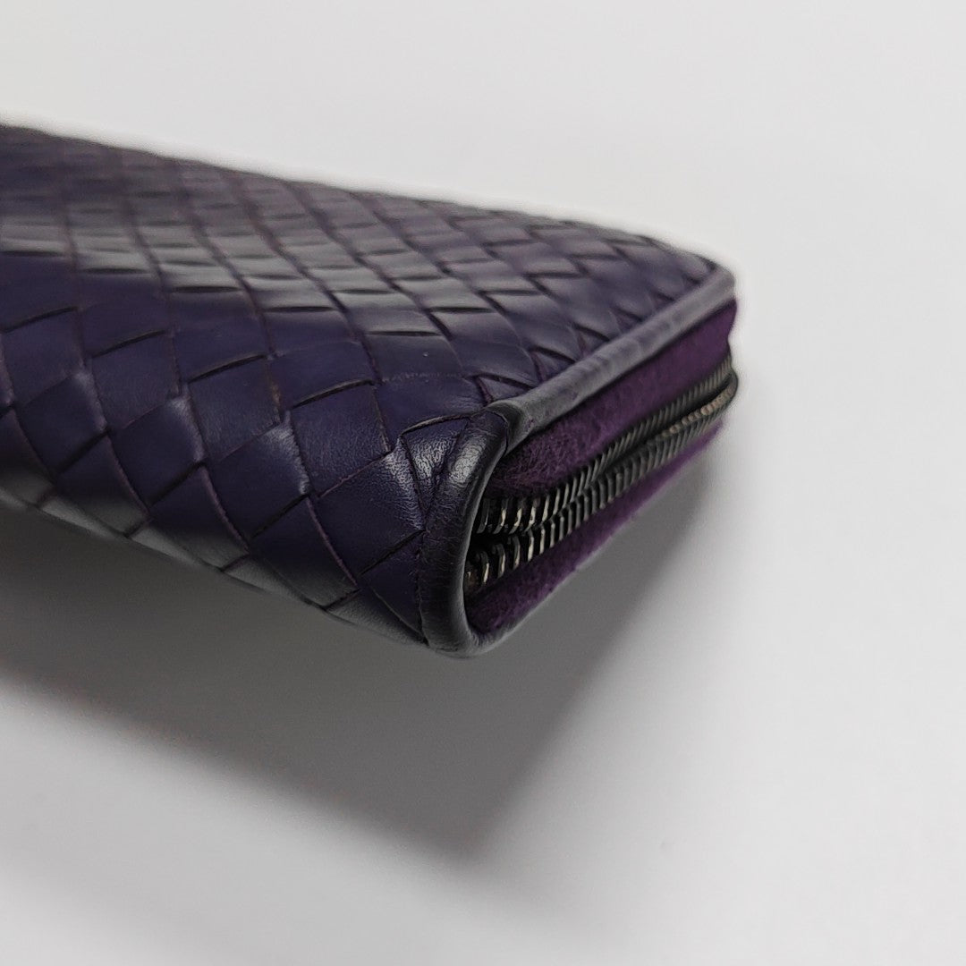 Lambskin Wallet Purple