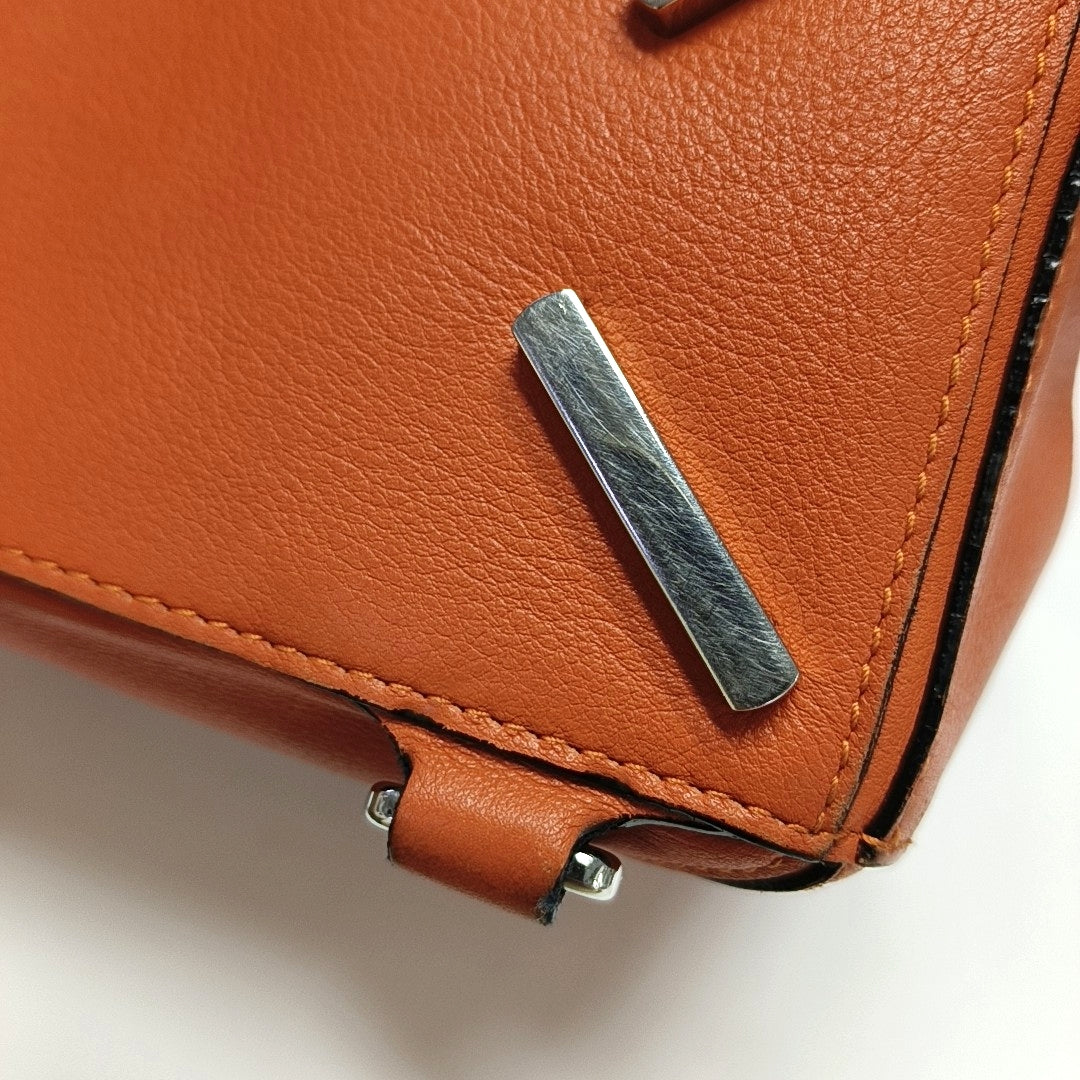 Authenticated pre-owned  Puzzle Calfskin Orange - Shoulder Bag at Looply