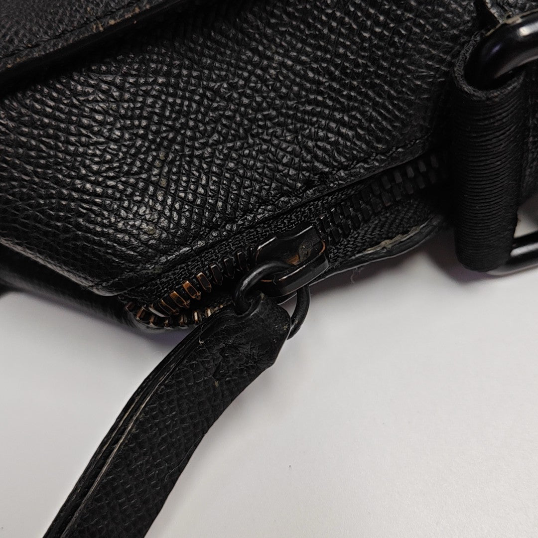 Calfskin Crossbody Bag Black