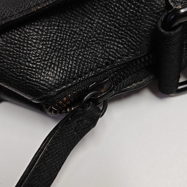 Calfskin Crossbody Bag Black