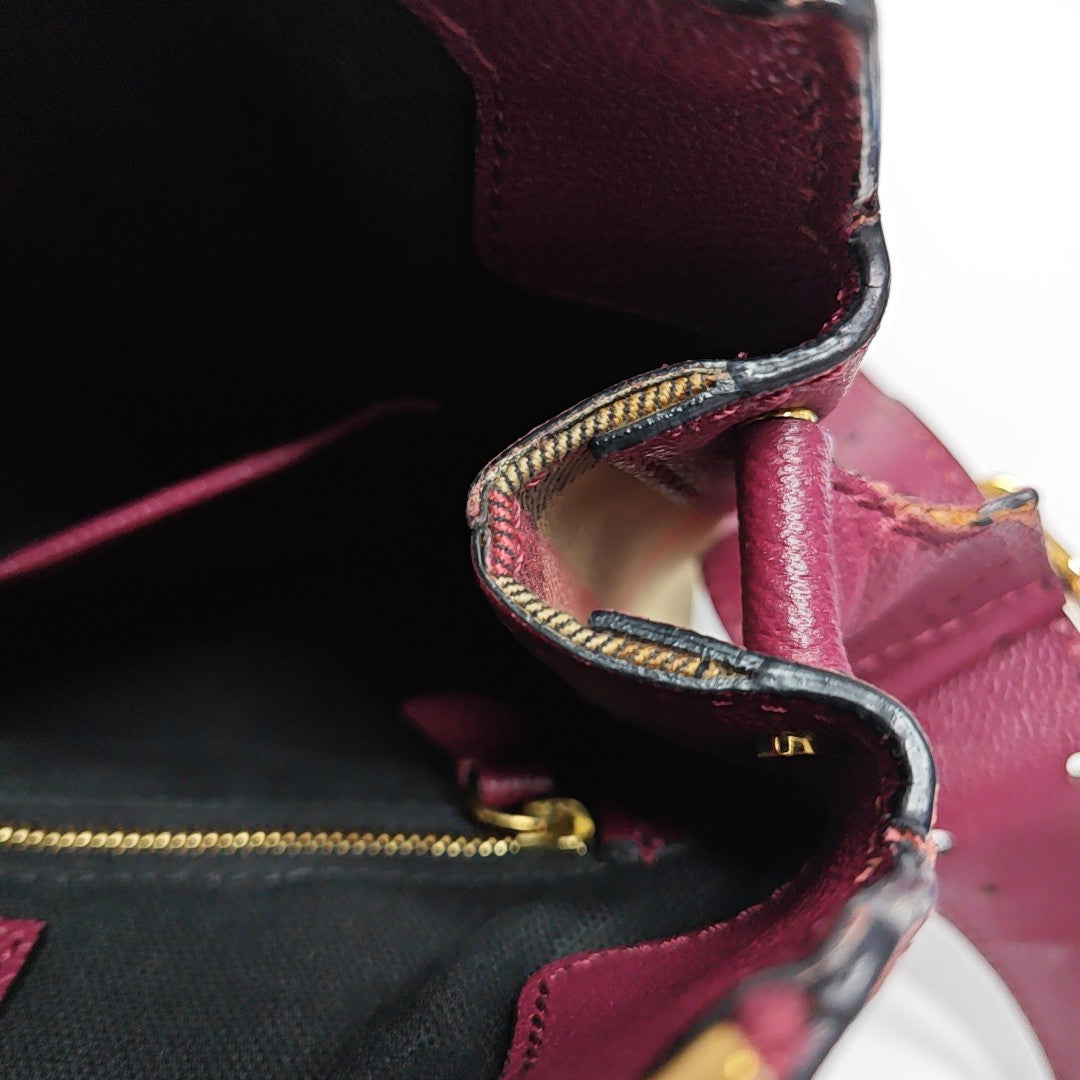 Helmsley Calfskin Red