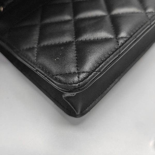 WOC Quilted Lambskin Black