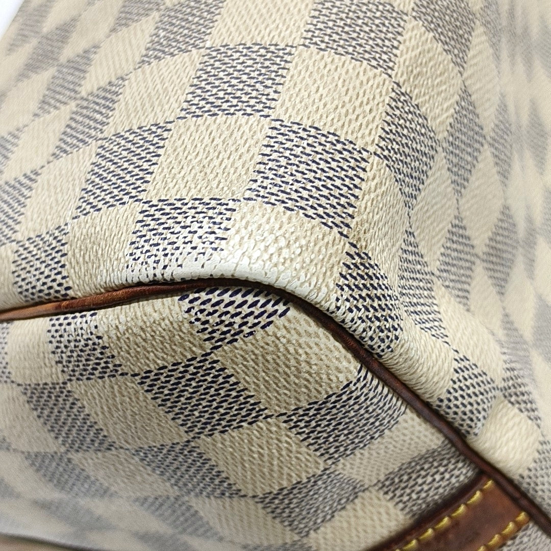 SPEEDY 30 Monogram Coated Canvas White