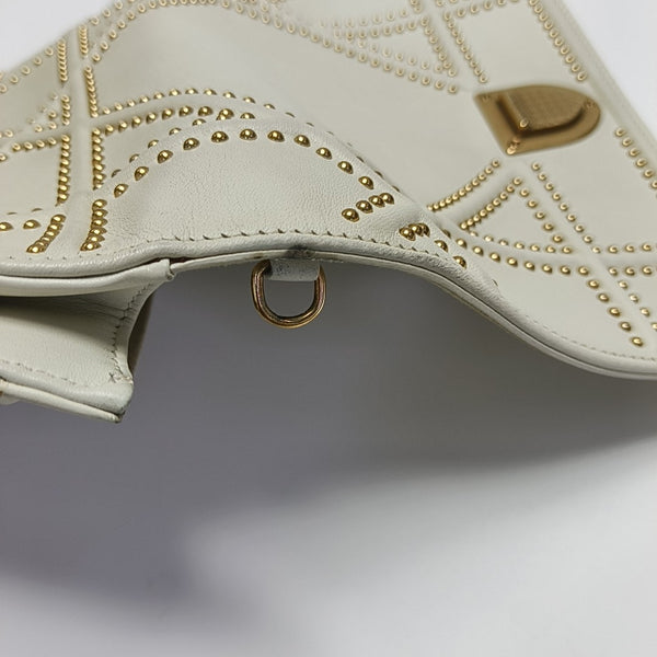 Diorama Cannage Lambskin White