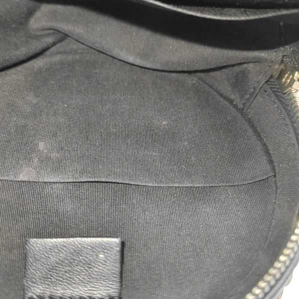 Quilted Lambskin Shoulder Bag Black