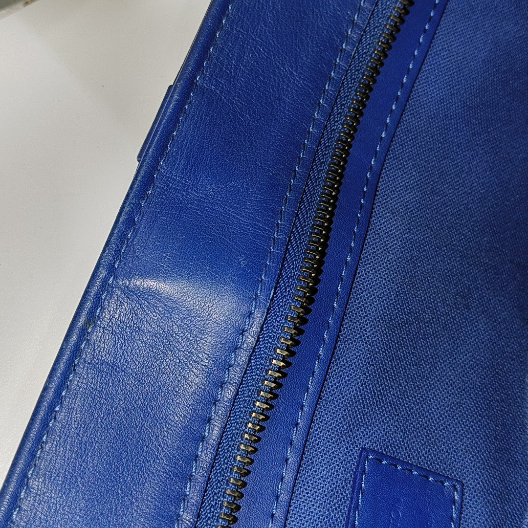 TADAO PM Damier Calfskin Blue