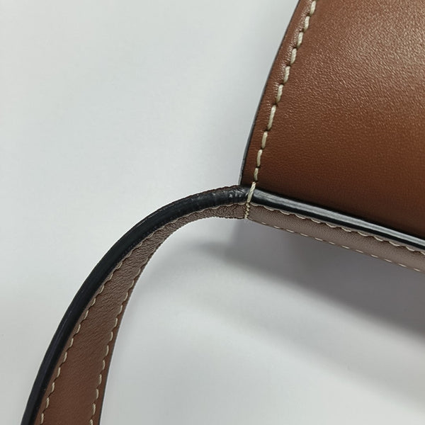 Calfskin Bucket Bag Brown