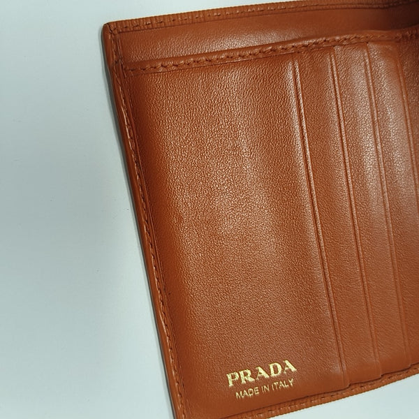 Saffiano Calfskin Wallet Orange