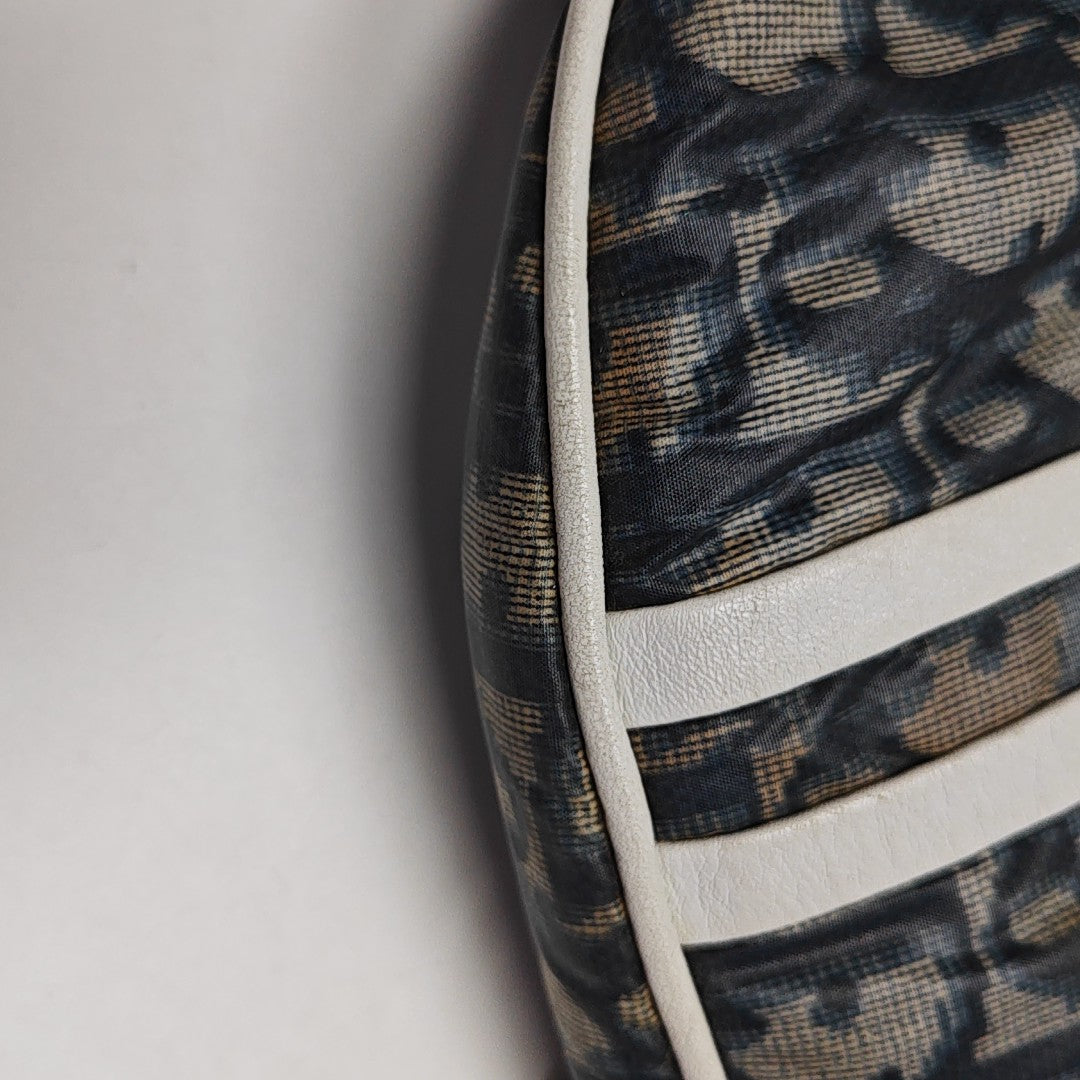 Oblique Fabric Belt Bag Blue