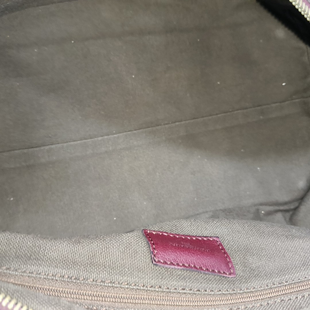 Calfskin Top Handle Bag Red
