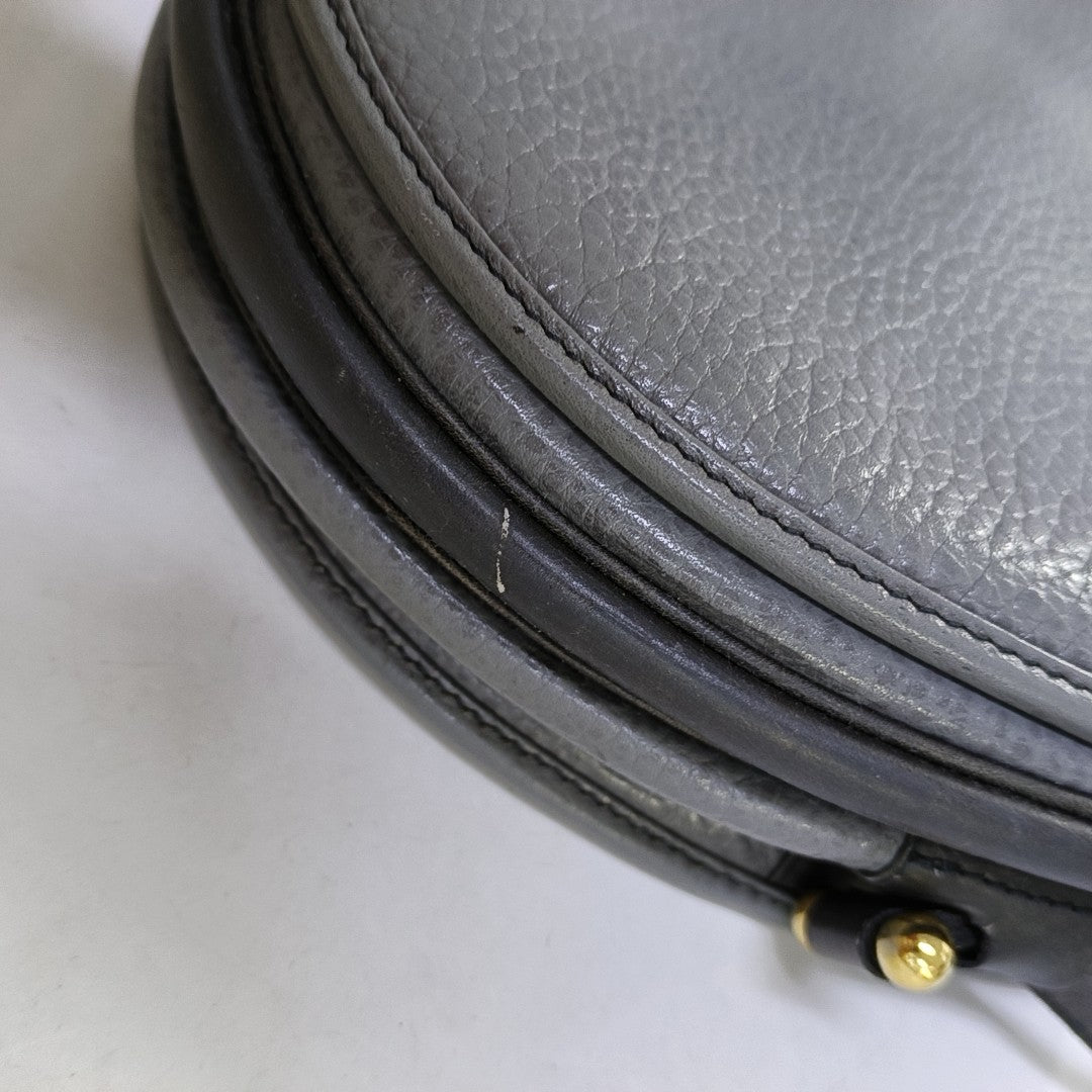 Calfskin Shoulder Bag Gray