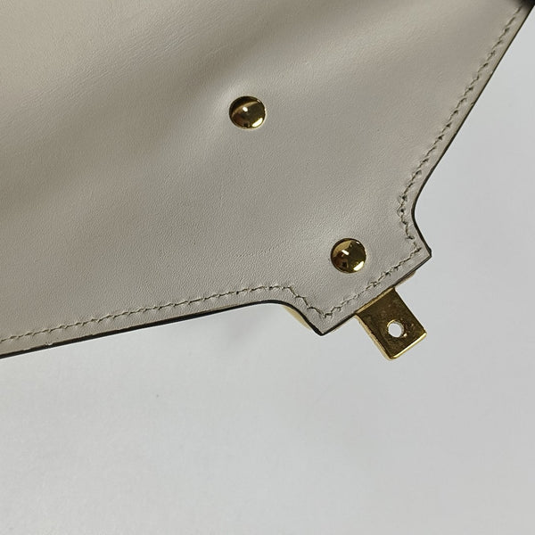 Sylvie Mini Calfskin White