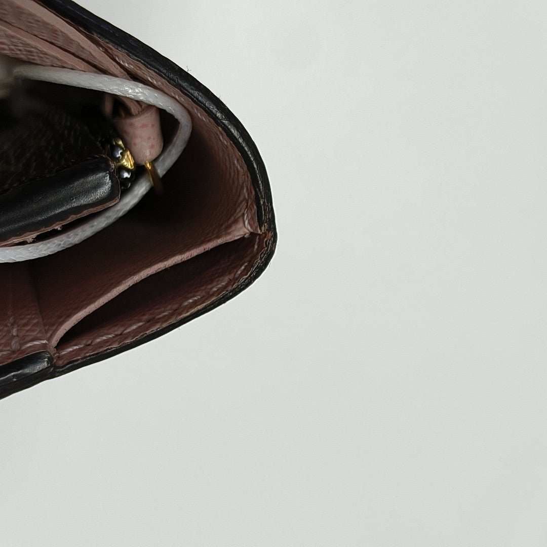 VICTORINE Monogram Coated Canvas Brown Wallet