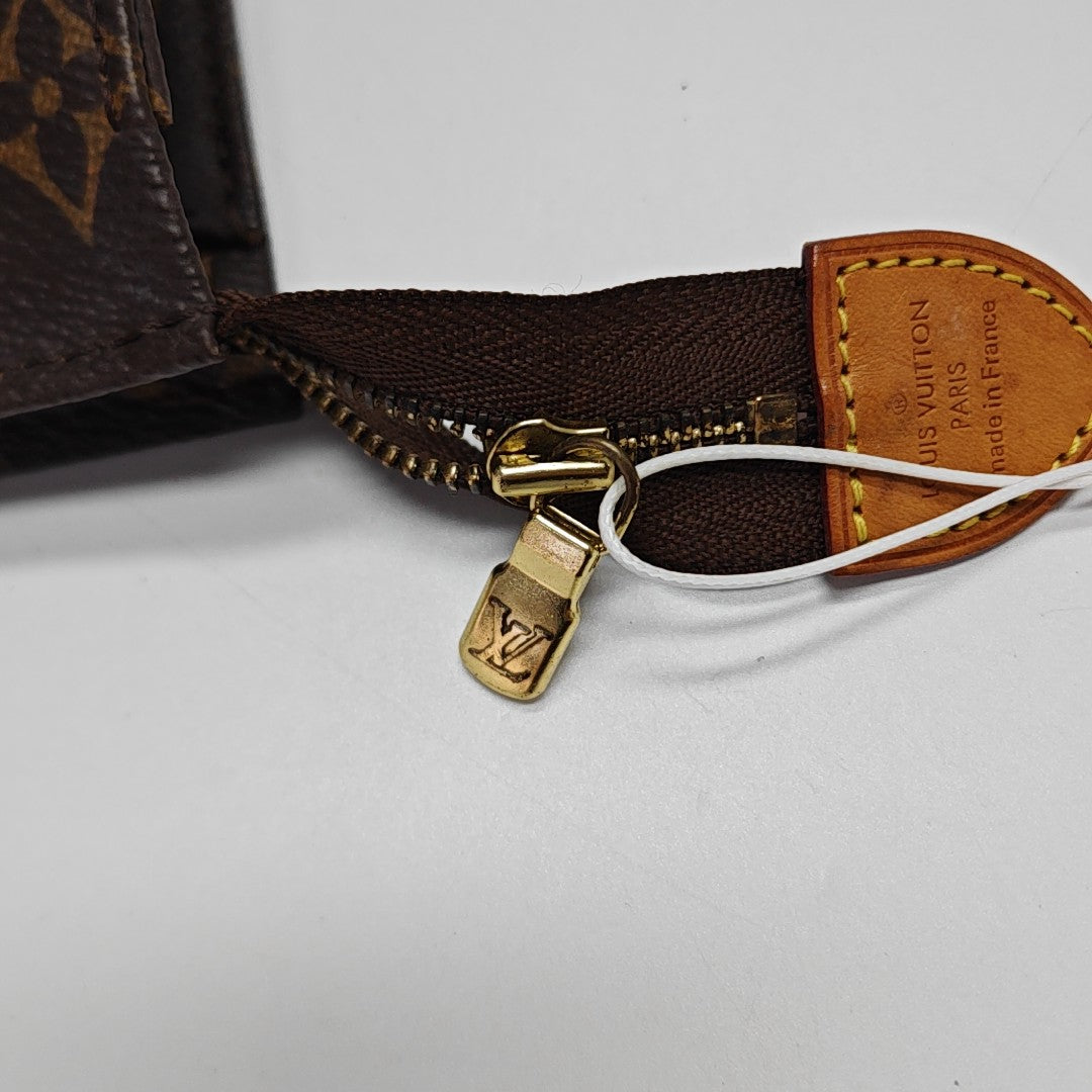 TOILET POCKET 26 Monogram Coated Canvas Brown