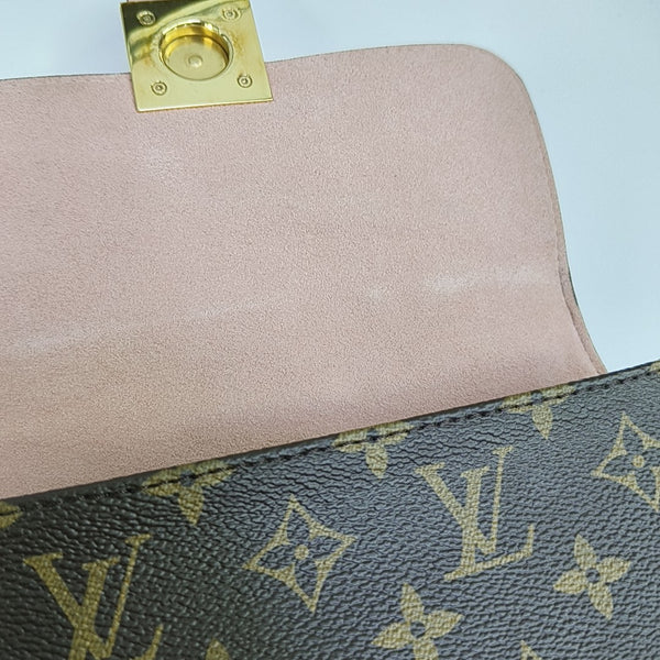 LOCKY BB Monogram Coated Canvas Pink