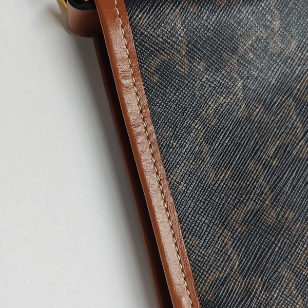 TRIOMPHE CANVAS Small Coated Canvas Brown