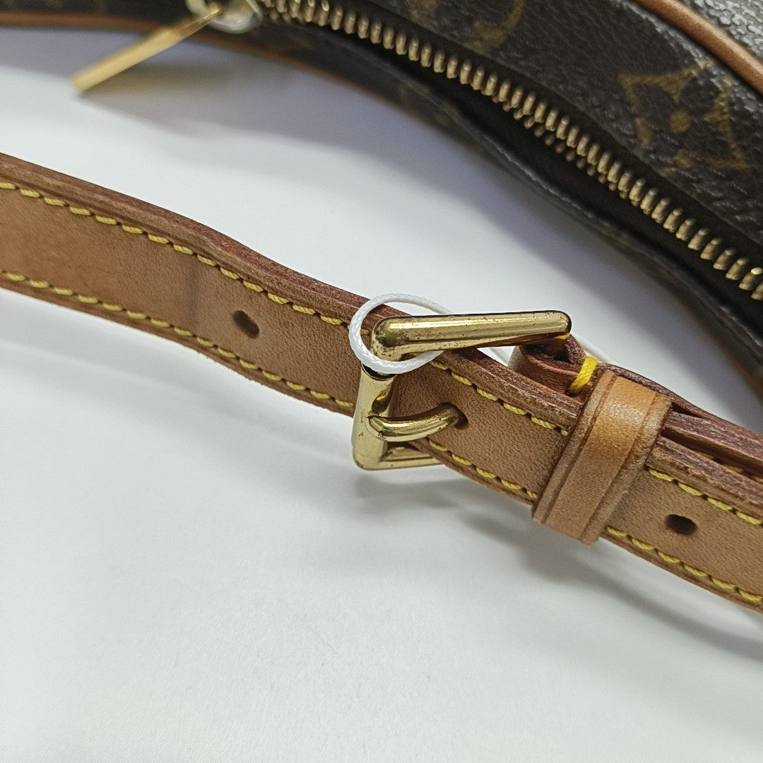 CROISSANT PM Monogram Coated Canvas Brown