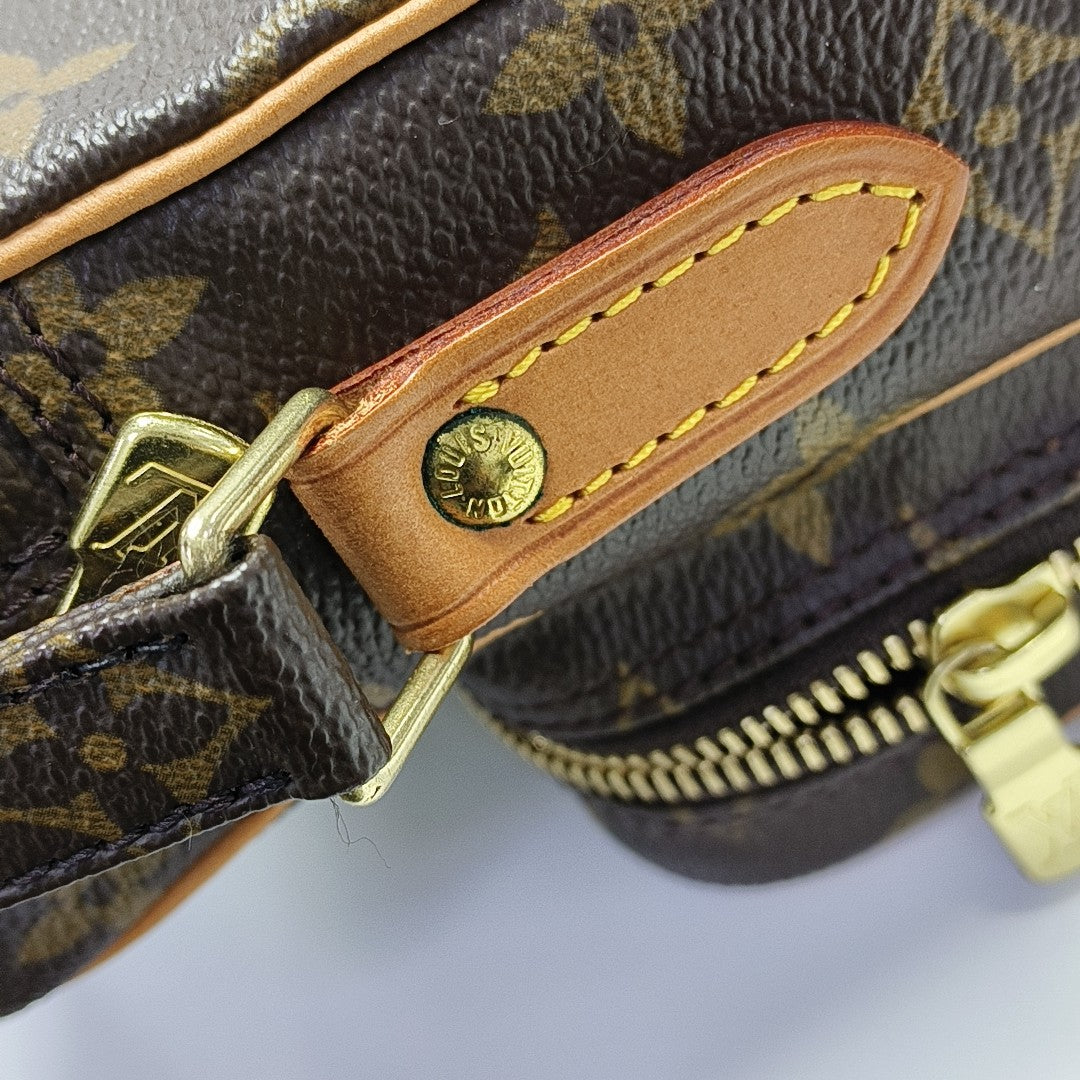 DANUBE Monogram Coated Canvas Brown