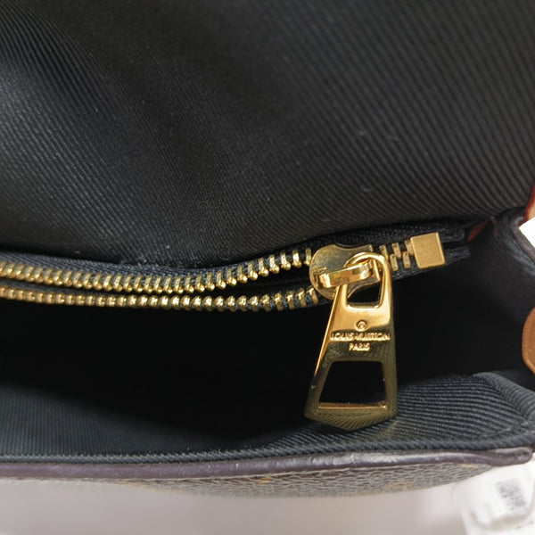 DIANE Monogram Coated Canvas Brown