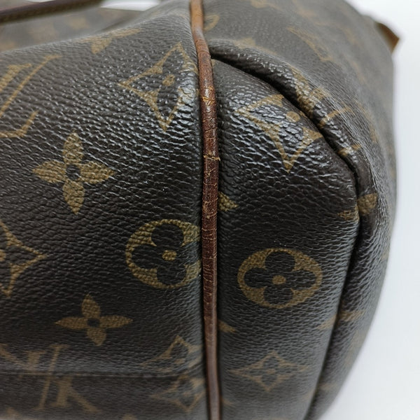 TOTALLY MM Monogram Coated Canvas Brown