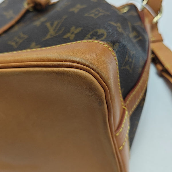 NOÉ BB Monogram Coated Canvas Brown