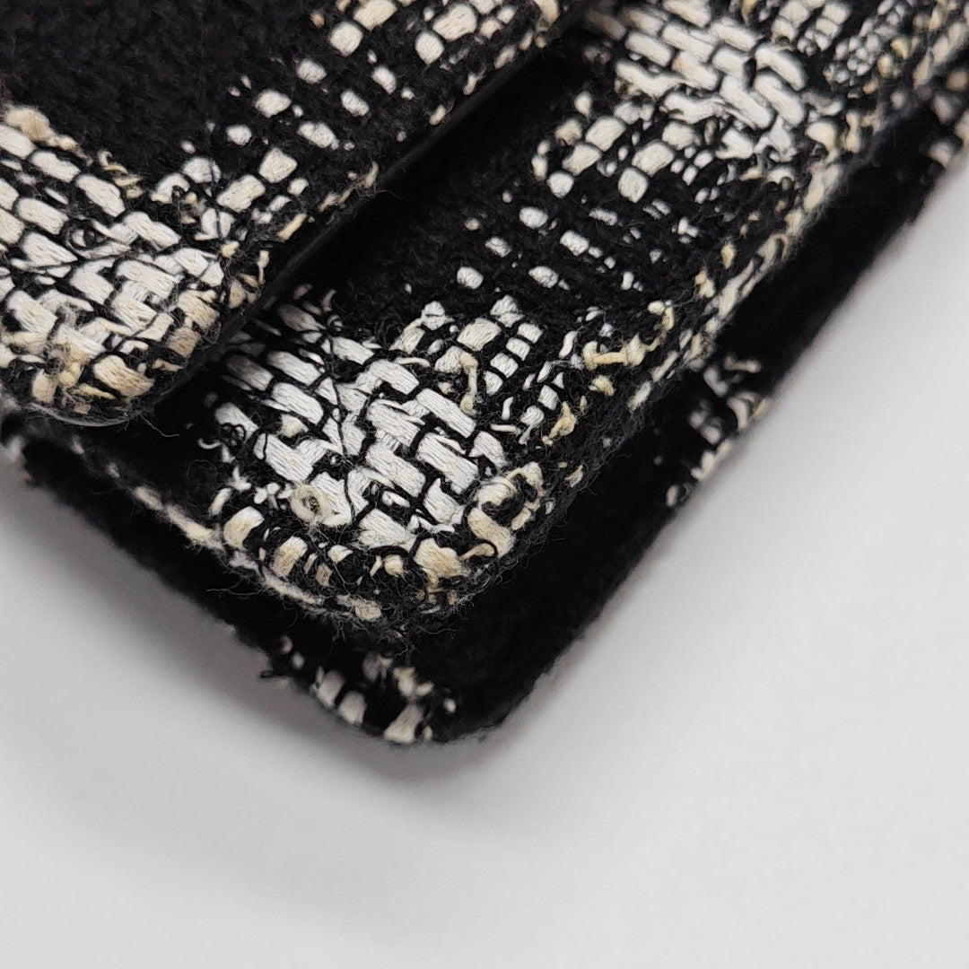 CHANEL 19 Acolchado Lana Multicolor