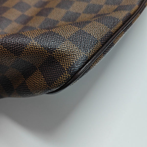 SALEYA Damier Ebene Coated Canvas Brown