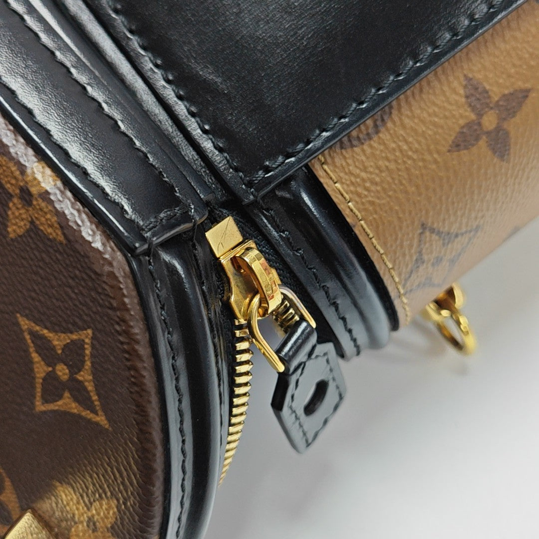 CANNES PM Monogram Coated Canvas Brown