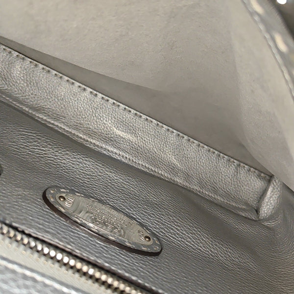 Peekaboo Medium Calfskin Silver