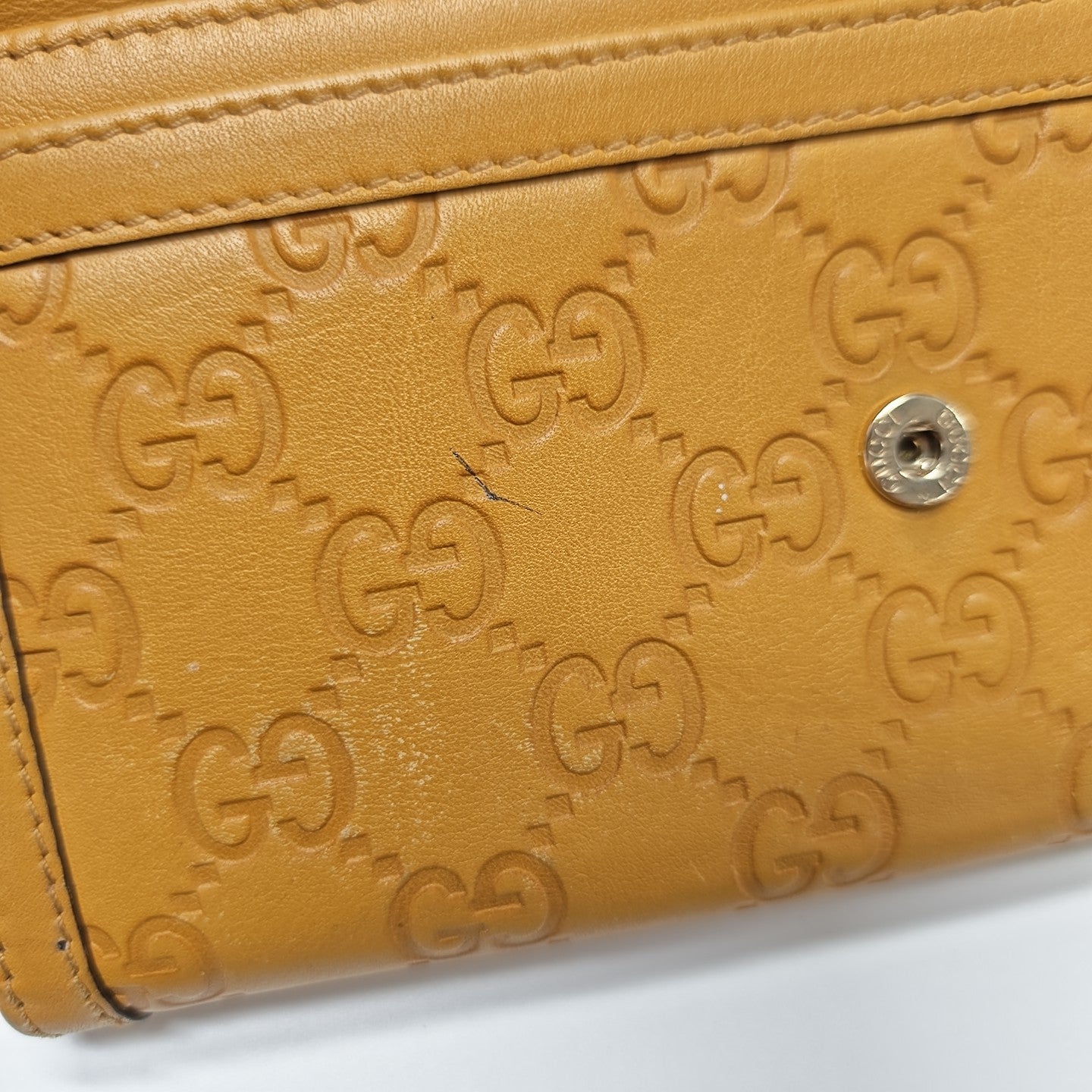 Monogram Calfskin Wallet Yellow
