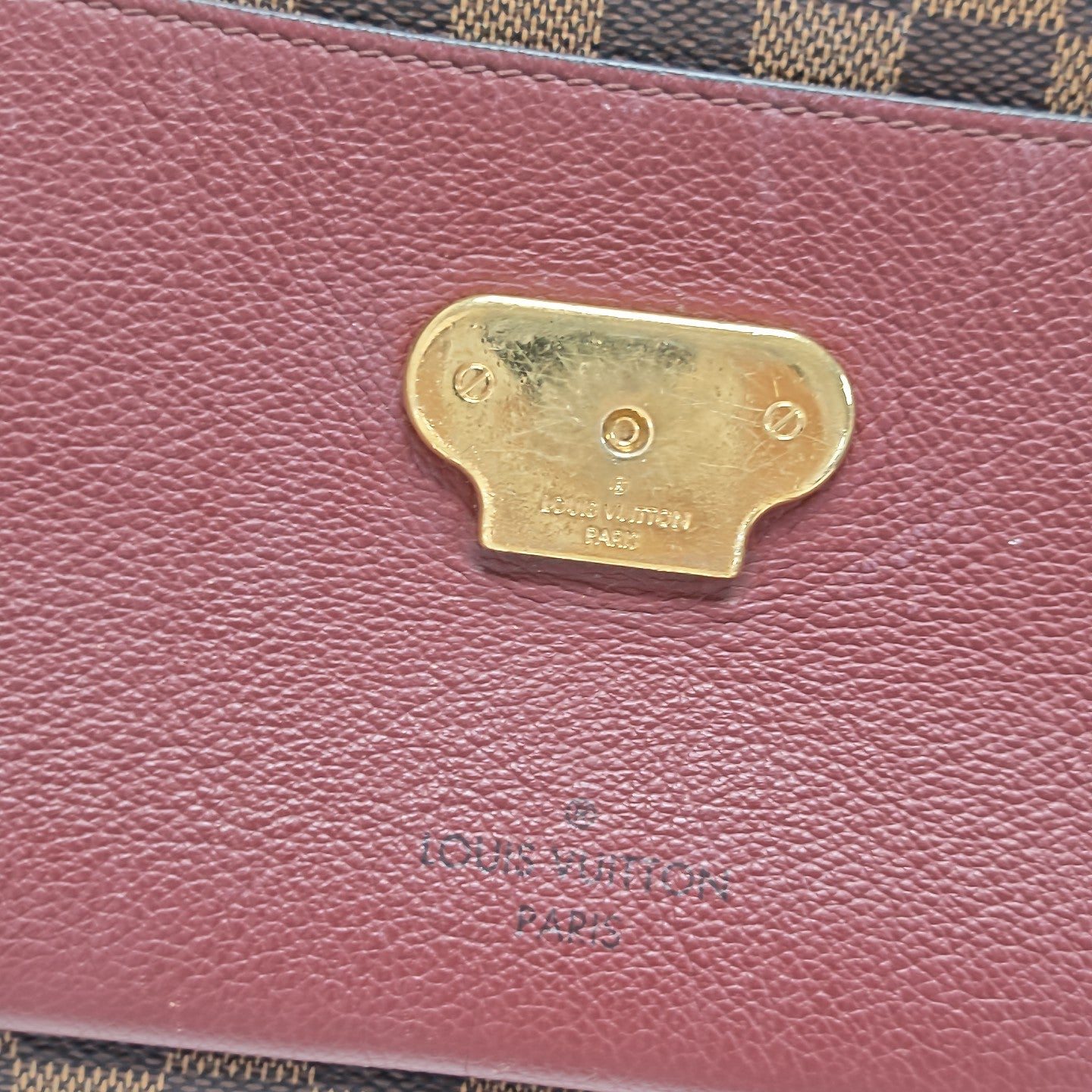 VAVIN PM Damier Ebene Coated Canvas Brown