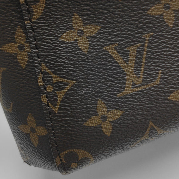 MONTAIGNE BB Monogram Coated Canvas Brown