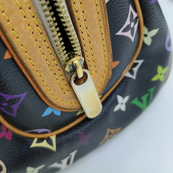 LV × TM PRISCILLA Monogram Coated Canvas Black