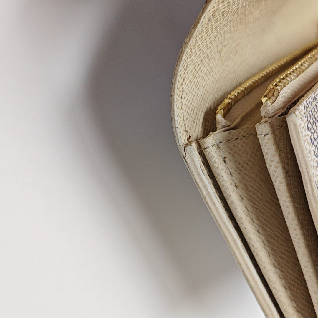 ROSALIE Damier Azur Coated Canvas Beige