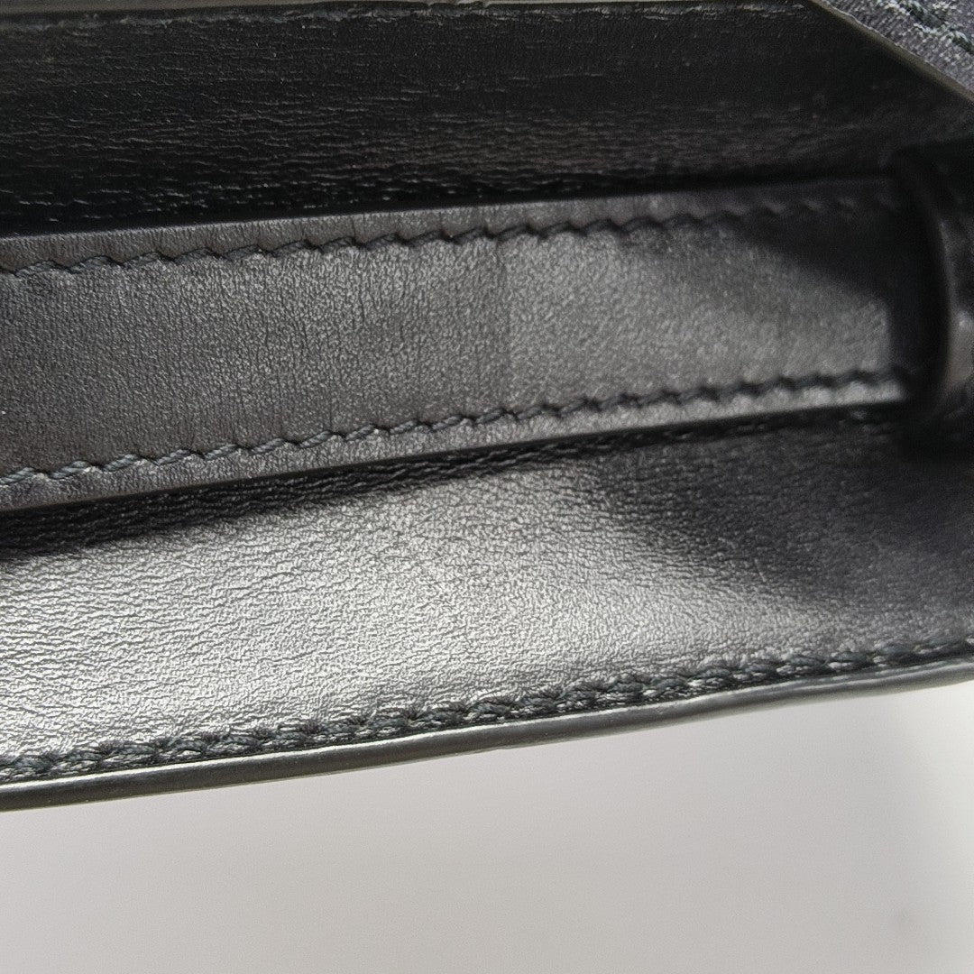 Calfskin Shoulder Bag Black