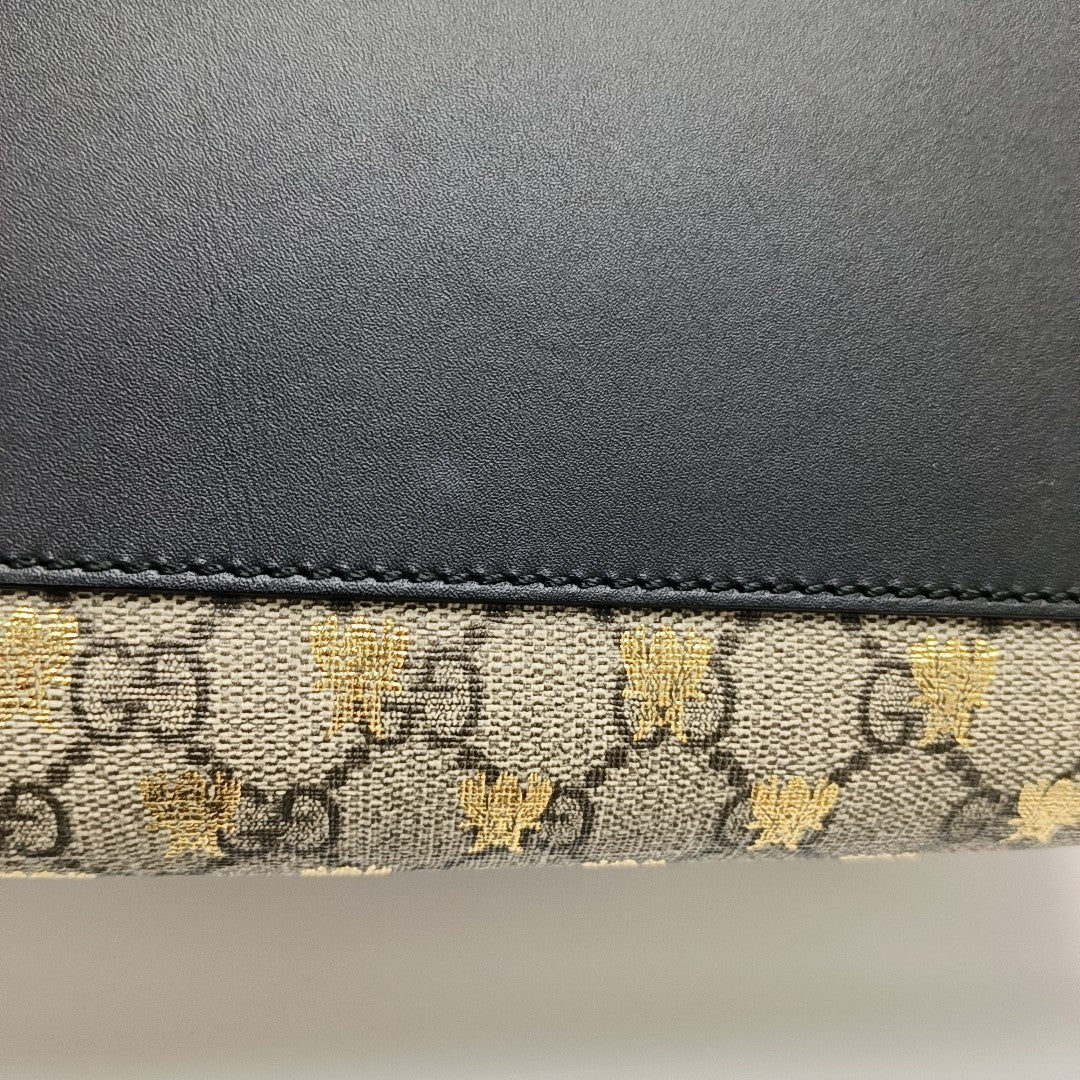 Padlock Medium Monogram Coated Canvas Brown