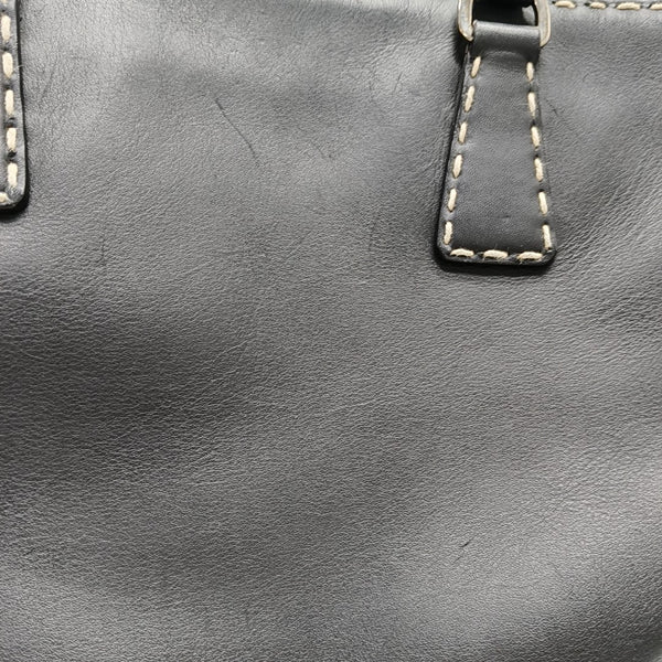 Galleria Medium Quilted Calfskin Black