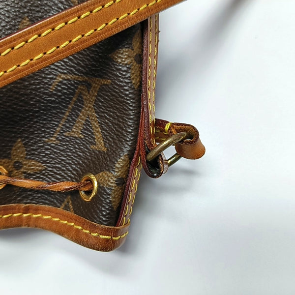 NÉONOÉ Nano Monogram Coated Canvas Brown