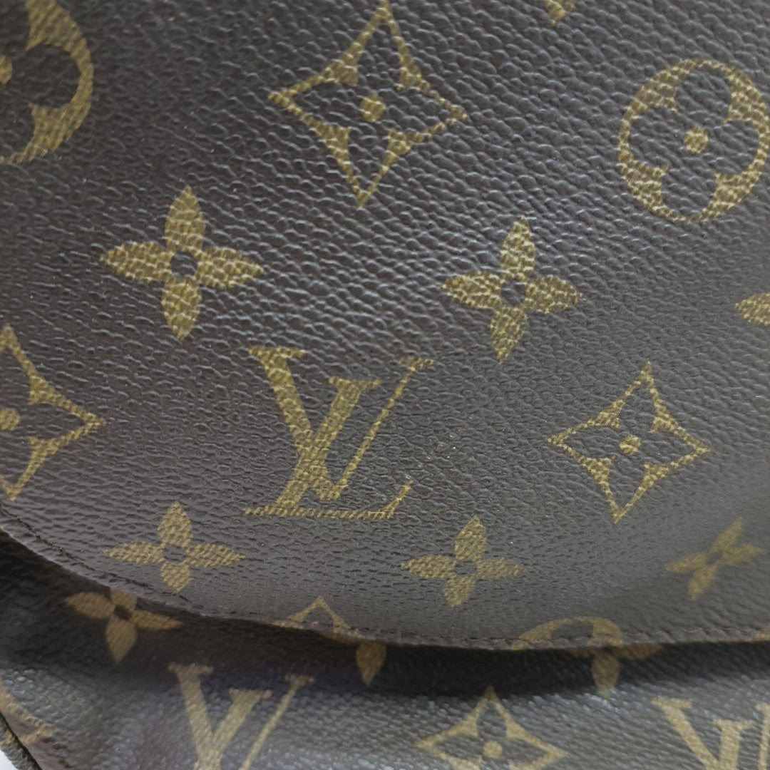 VINTAGE BEAUBOURG MM Monogram Coated Canvas Brown