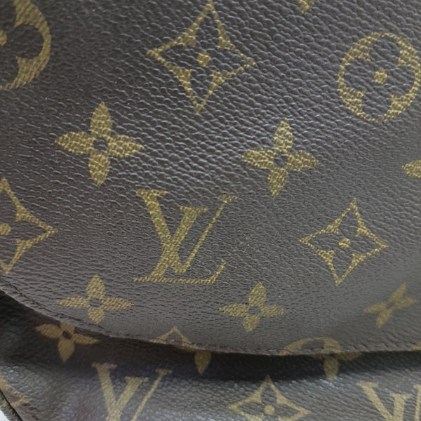 VINTAGE BEAUBOURG MM Monogram Coated Canvas Brown