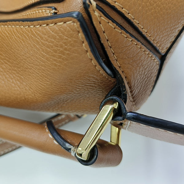 Puzzle Small Calfskin Brown