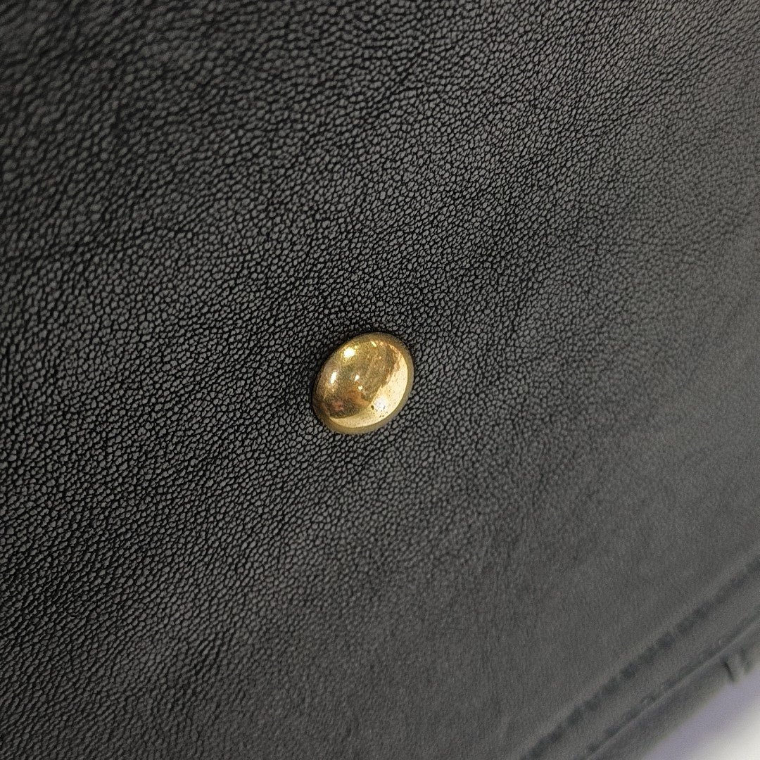 CHYC Y LIGNE Large Calfskin Black