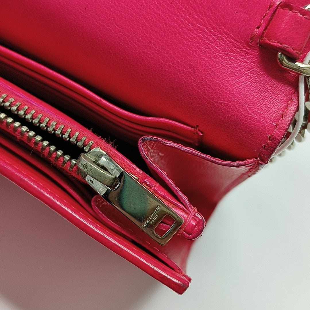 Calfskin Shoulder Bag Red