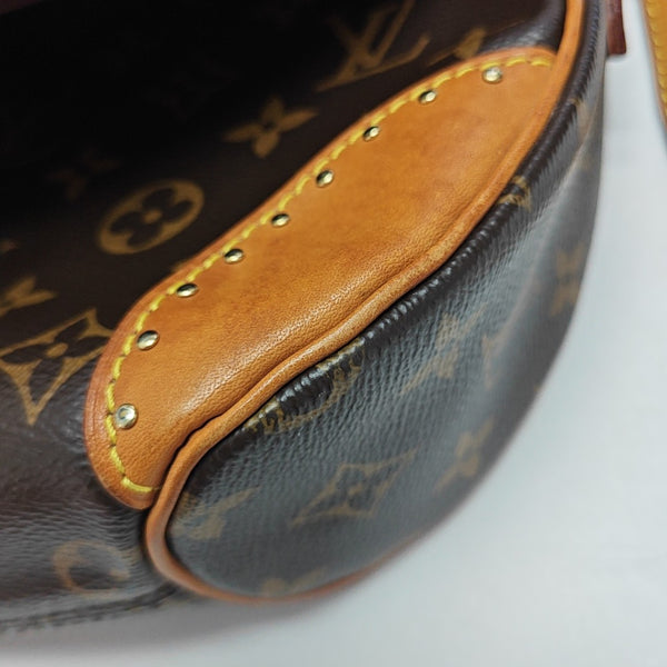 SAINT CLOUD Monogram Coated Canvas Brown