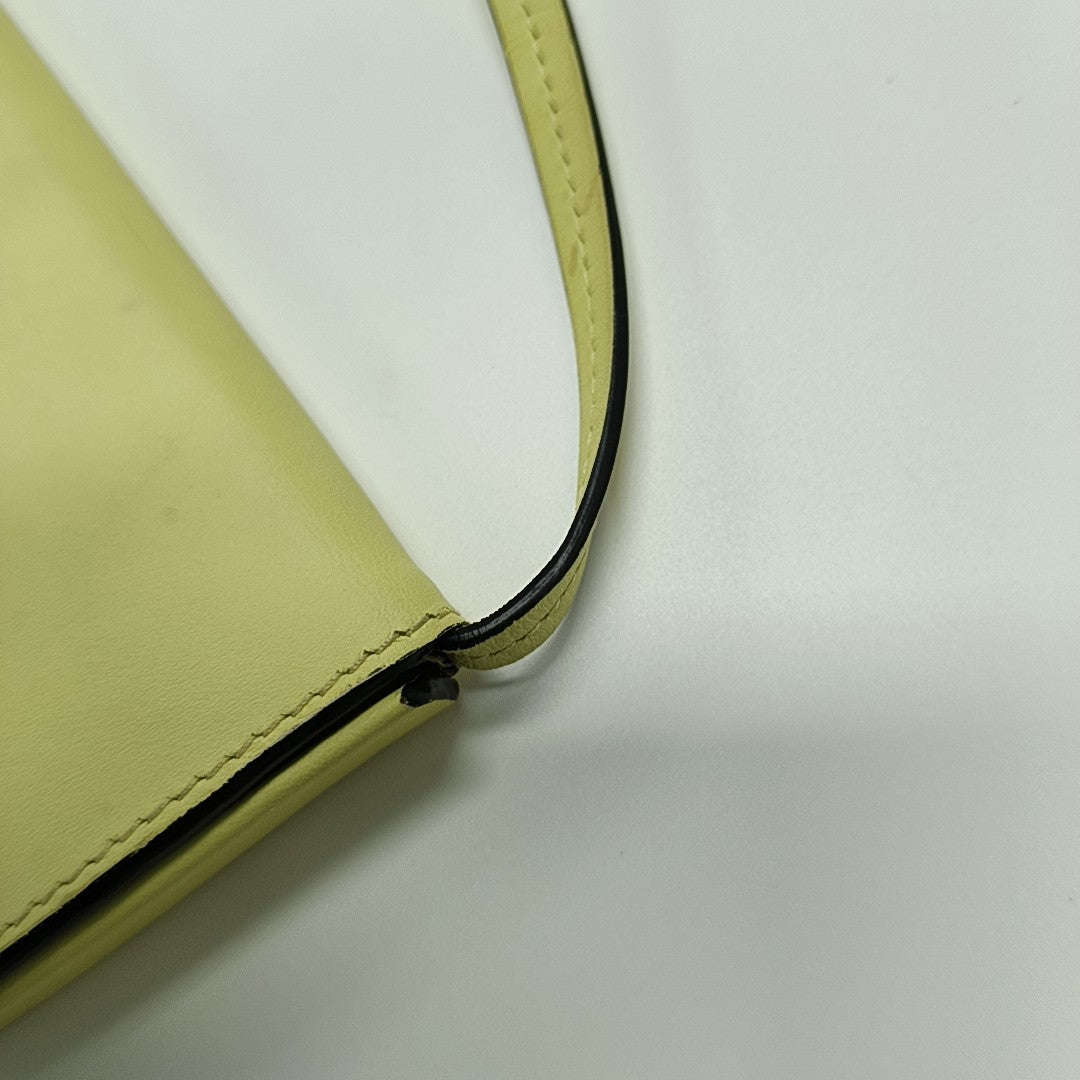 Heel Small Calfskin Yellow