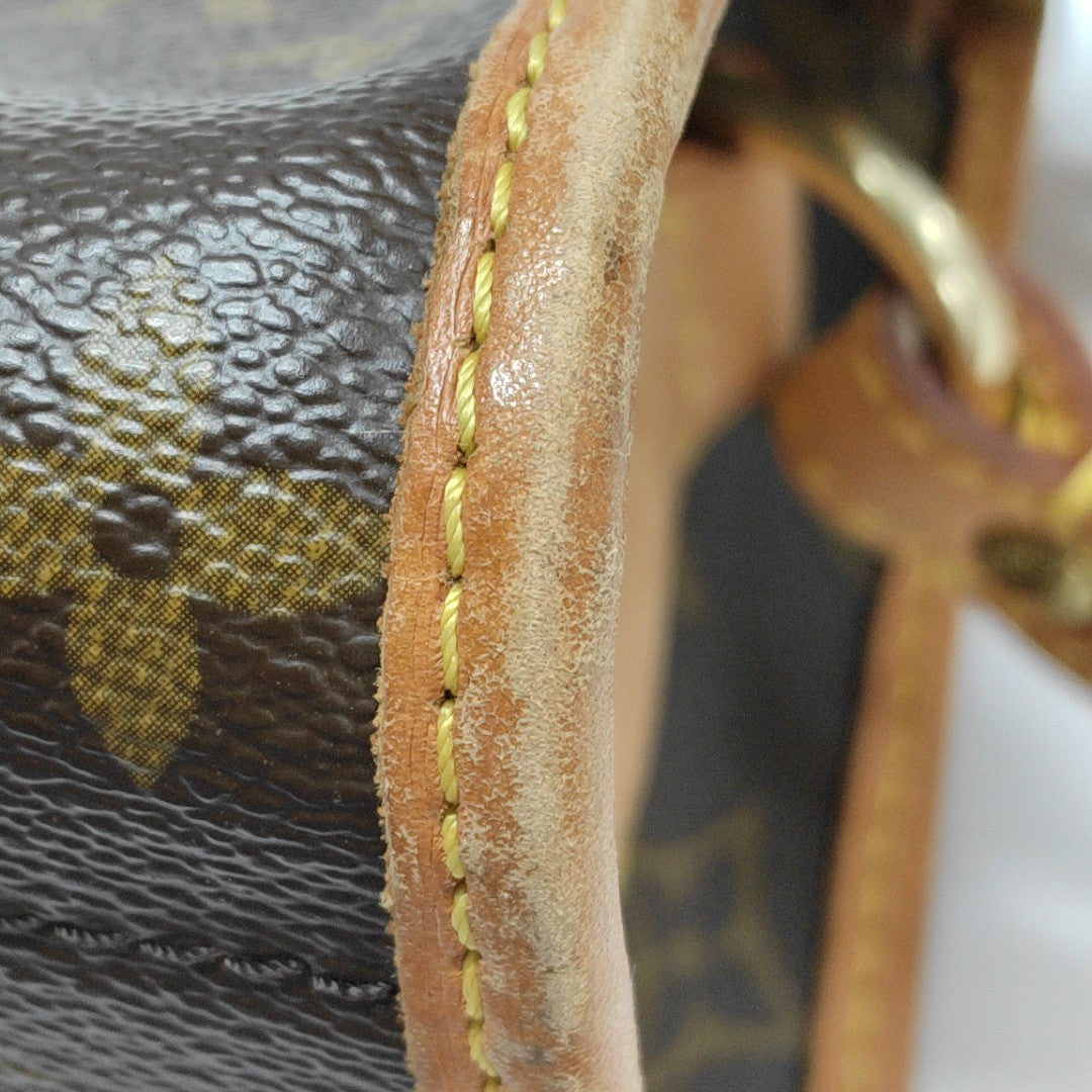POPINCOURT Monogram Coated Canvas Brown