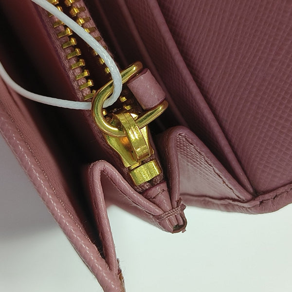 Saffiano Calfskin Wallet Pink