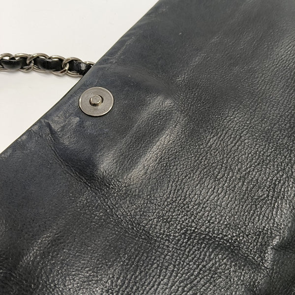 Calfskin Shoulder Bag Black