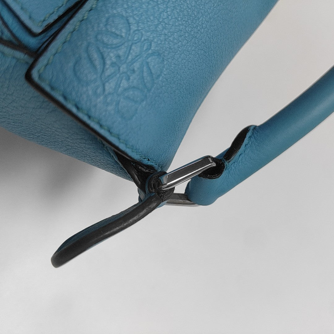 Puzzle Mini Calfskin Blue