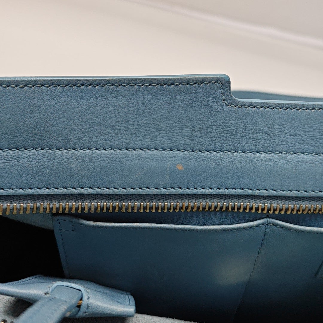 CHYC Y LIGNE Small Calfskin Blue